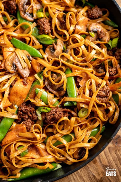 Quick Hoisin Beef Noodle Stir Fry Slimming Eats Slimming World In