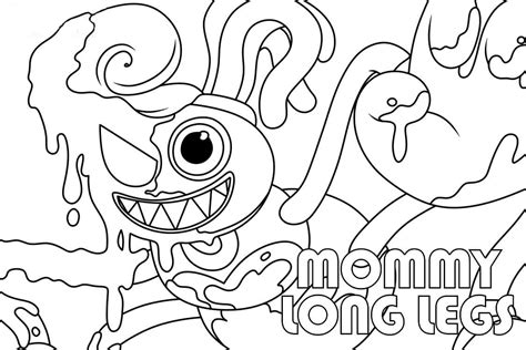 Mommy Long Legs Printable Coloring Page Free Printable Coloring Pages