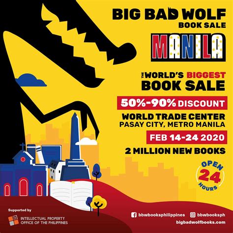 Big Bad Wolf Book Sale Comes To Manila In 14 24 February At The World Trade Center Pasay City