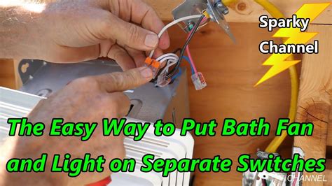 How To Wire A Fan And Light On Separate Switches Wiring Fan