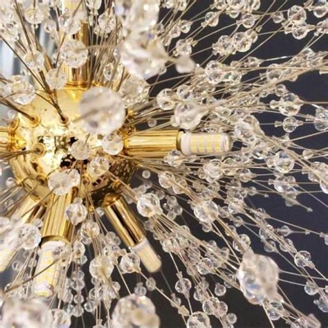 Modern Dandelion Crystal Chandelier Simig Lighting Art Deco Lightings