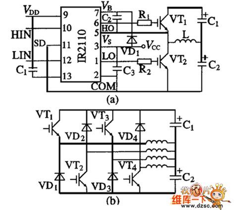 Bootstrap IR2110 integrated drive circuit diagram - Control_Circuit ...