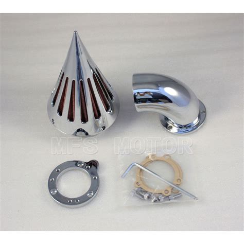 Motorcycle Chrome Spike Air Cleaner Intake Filter For Harley S S