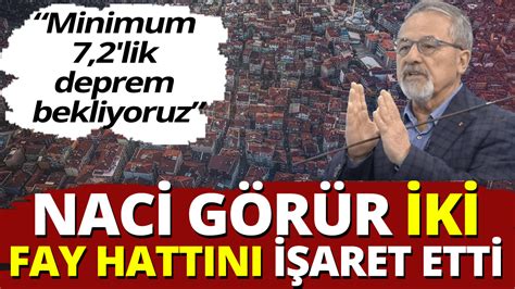 Naci Görür İstanbul depremi için iki fay hattını işaret etti