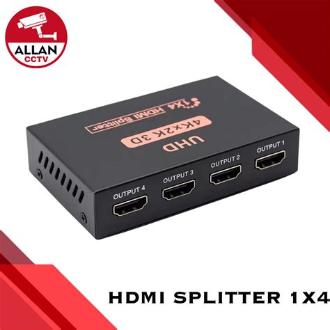 Allan Hdmi Splitter In Out Box Hub Full P Hd X Port Hdmi