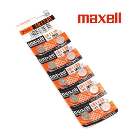 Pcs Lr Genuine Maxell Button Cell Alkaline Battery V Lazada