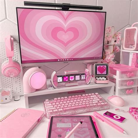 Sj • My Pink Desk Space 🩷 On Instagram Happy Pink Wednesday On A Saturday 💞 The Pink