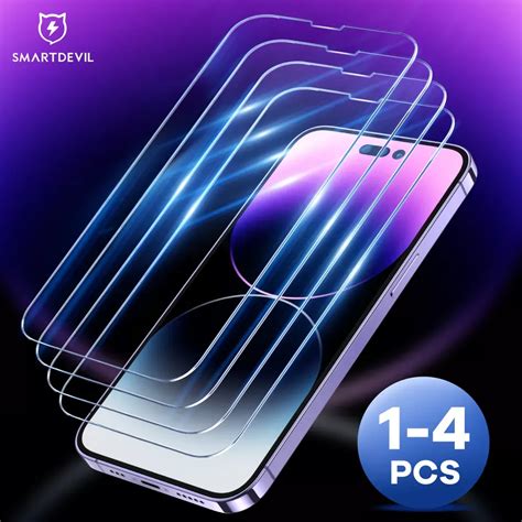 SmartDevil 2 4 Pcs Screen Protector For IPhone 15 Pro Max 15 Plus