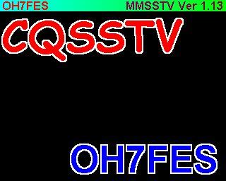 Oh Fes Rx Sstv Lieksa Finland