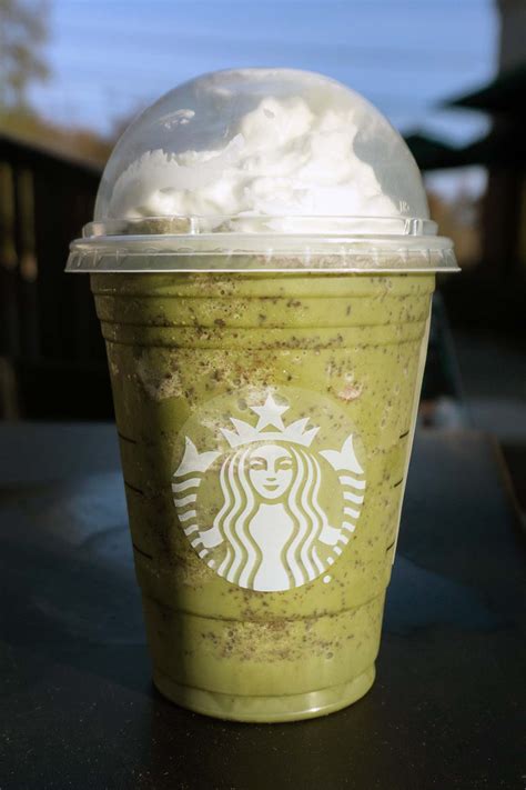 Green Tea Frappuccino With Java Chips