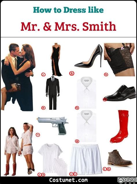 Mr and mrs smith costume – Artofit