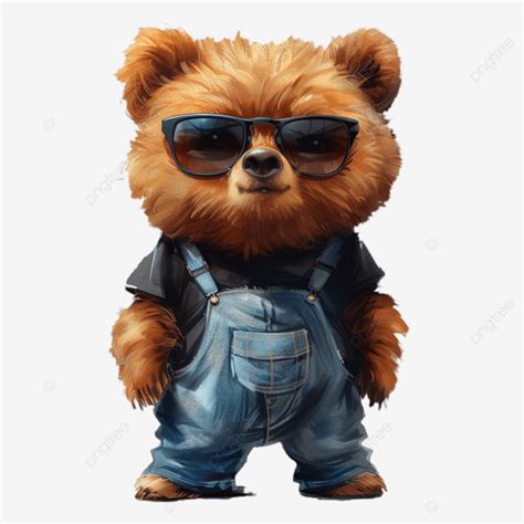 Cool Bear, Bear, Cartoon, Cool PNG Transparent Image and Clipart for ...