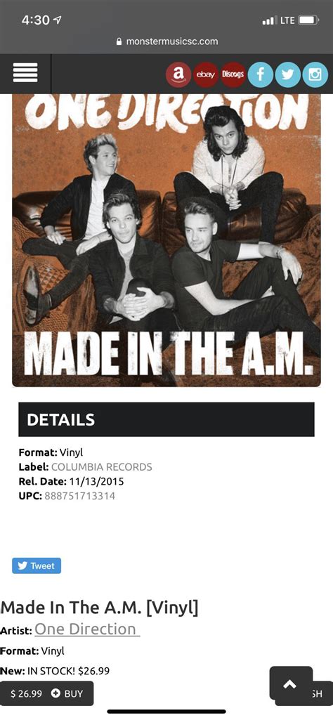 Made In The A M Vinyl I Finally Found It For Like Pretty Cheap On This Website It’s A Good