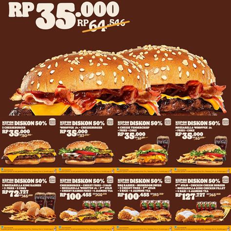 Katalogpromosi On Twitter Kupon Burger King Khusus Untuk Bulan