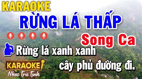 Karaoke R Ng L Th P Song Ca Karaoke Nh C Tr T Nh Youtube