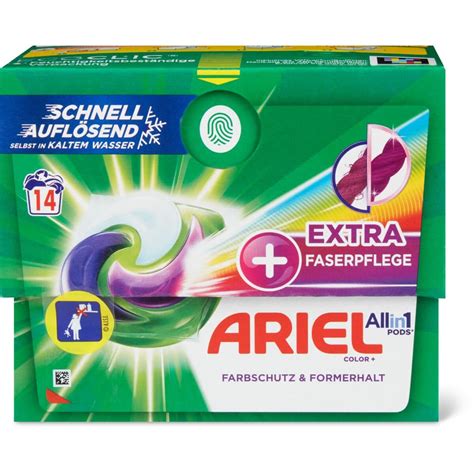 Ariel Color Extra Waschmittelkapseln 14 Waschgänge Migros