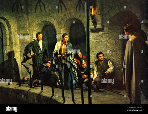 THE DARK AVENGER [BR 1955] PETER FINCH [centre] Date: 1955 Stock Photo ...