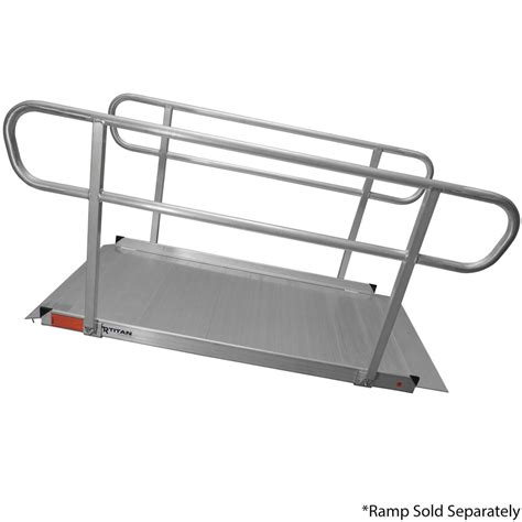 Titan Ramps Handrails For 6 Wheelchair Entry Ramp Mobility Mart