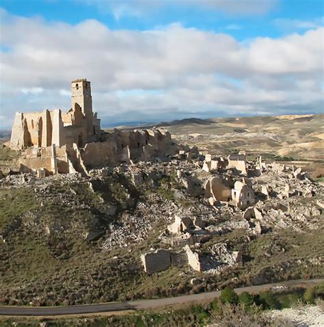 Ancient Village Of Rod N Fuentes De Ebro Territorio Mud Jar