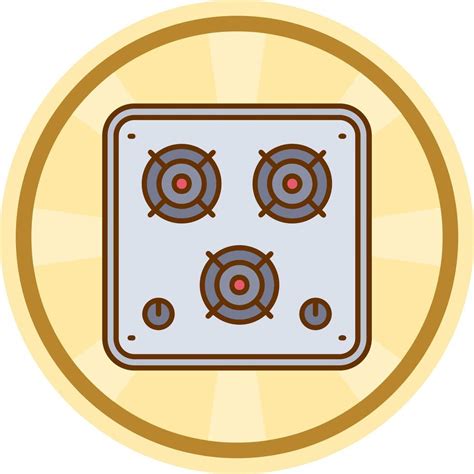 Stove Comic circle Icon 38269492 Vector Art at Vecteezy