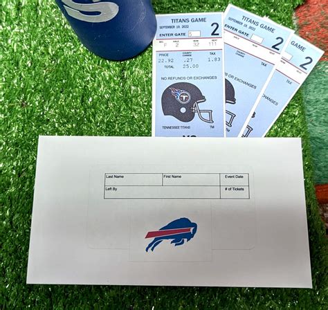 DIYing a Set of Retro-Styled Buffalo Bills Season Tickets