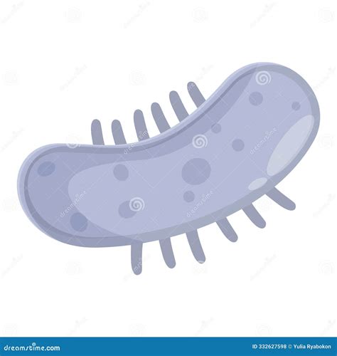 Dangerous Grey Bacteria Spreading Using Multiple Flagella Stock