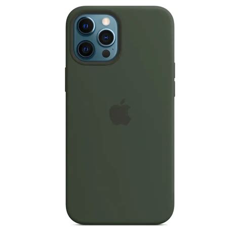 Apple Iphone 12 Pro Max Silicone Case With Magsafe Cypress Green