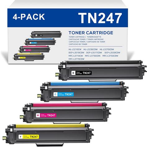 Pack Tn Tn Cmyk Toner Value Pack Replacement For Brother Tn