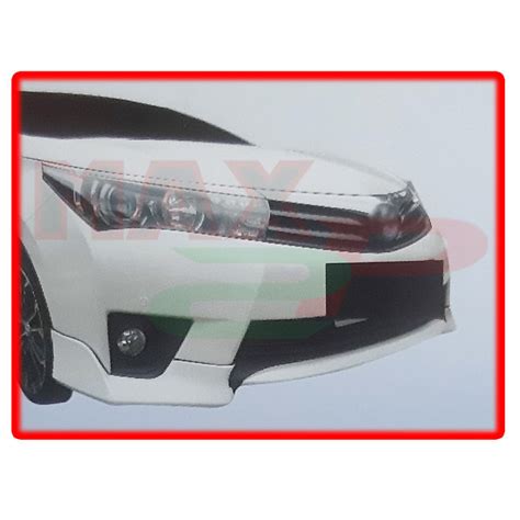 Toyota Altis 2014 OE Style Front Skirt Skirting Bumper Lower Lip