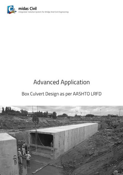 Pdf Midas Civil Bridge Tutorials · 2019 03 06 · Advanced Application Box Culvert Design