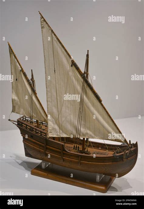 Two Masted Lateen Rigged Caravel It Was The Most Common Type Of Ship