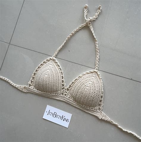 Crochet Set In Nude Ittybittykinis