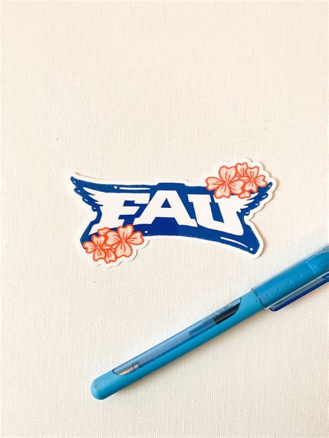 FAU Sticker FAU Owls Sticker FAU Logo Sticker Florida - Etsy