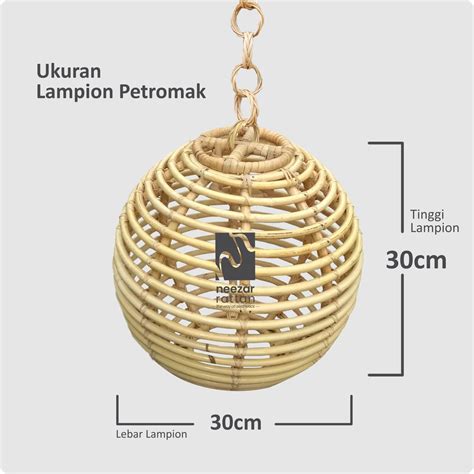 Jual Kap Lampion Rotan Lampu Hias Gantung Dan Dinding Cafe Restoran