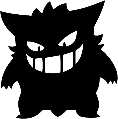 Gengar Silhouette By Hawke Gengar Tattoo Pokemon Tattoo Gengar The