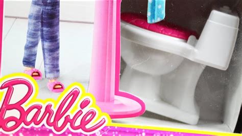 Barbie Story Starter Toilet Set туалет Барби Mattel Chr36 Youtube