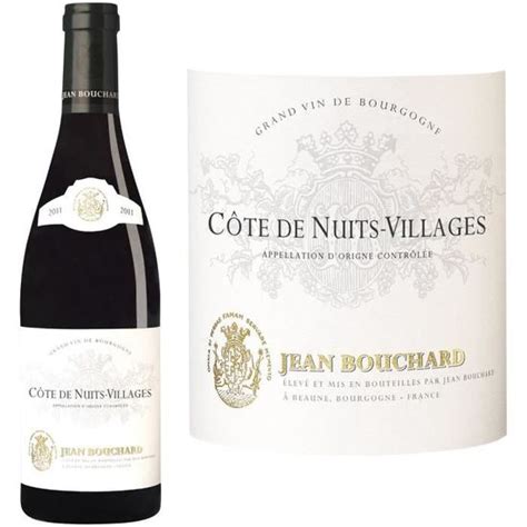 Jean Bouchard C Tes Nuits Villages Vin Rouge De Bourgogne La