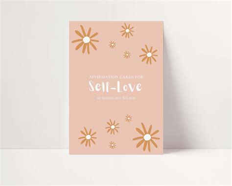 Printable Self Love Affirmation Cards Printable Affirmations - Etsy