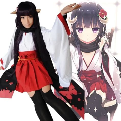 Japanese Anime Inu X Boku Ss Shirakiin Ririchiyo Cosplay Costume With