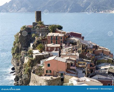 Vernazza Village On The Eastern Ligurian Coast Stock Photo Image Of