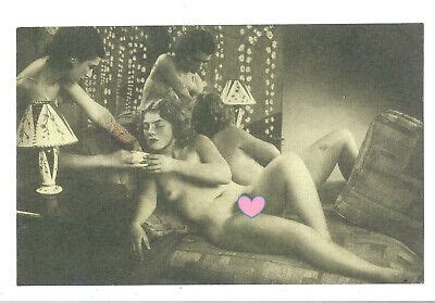 Foto Erotik Akt M Dchen Beim Tee Jacob Gebrueder Nachfl A Ebay