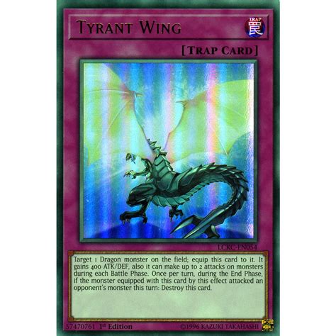 Tyrant Wing Lckc En054 Yu Gi Oh Card Deckboosters