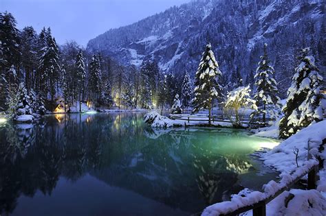 Blausee Switzerland Wallpapers Wallpaper Cave