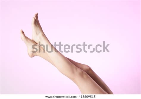 Beautiful Slim Nude Female Legs On Stock Photo Shutterstock