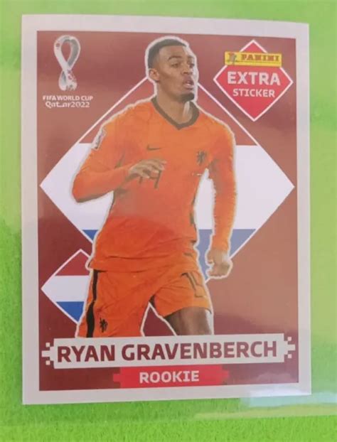 Ryan Gravenberch Panini Qatar Fifa World Cup Extra Sticker