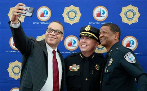 Fort Lauderdale Swears In New Police Chief William Schultz Photos