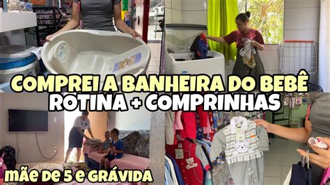 COMPREI A BANHEIRA E ROUPINHAS MAINHA CHEGOU DA BAHIA ESTOU