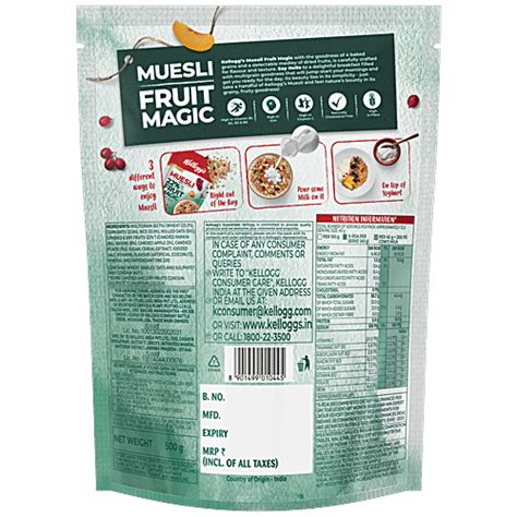 Buy Kelloggs Muesli With Fruit Magic Online At Best Price Of Rs