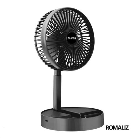 Ventilador De Mesa USB Portátil Mini Potente Silencioso Turbo 3