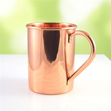 Artisans Anvil Straight Smooth Handcrafted Copper Moscow Mule Mug